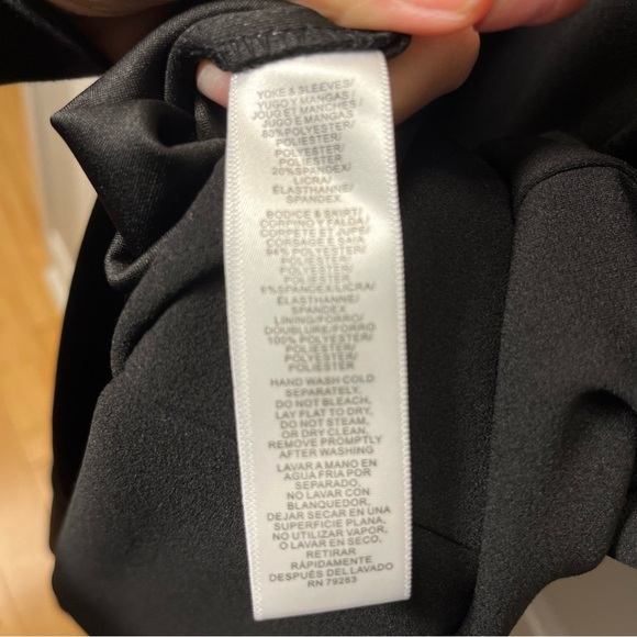 Alex Evenings Plus  Black Formal Evening Dress size 16W - Picture 6 of 12